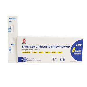 6 В 1 Covid Flu A & B RSV ADV MP Antigen Rapid Test Kit