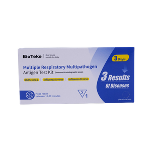 Bioteke 3 в 1 Covid Flu A+B антиген за бърз тестов комплект