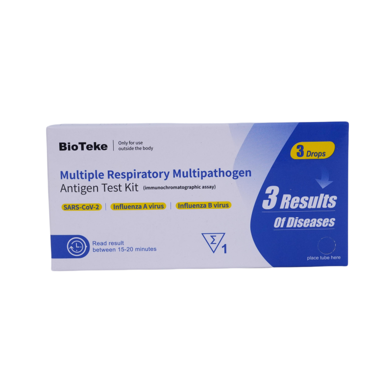 Bioteke 3 в 1 Covid Flu A+B антиген за бърз тестов комплект