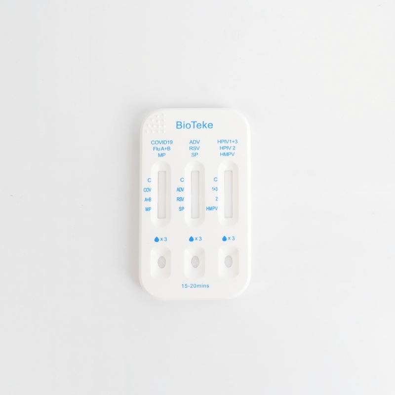 Дихателни 10 в 1 SARS-COV-2/FLU A+B/HPIV2/HPIV1+3/RSV/ADV/MP/SP/HMPV Антиген бърз тестов комплект