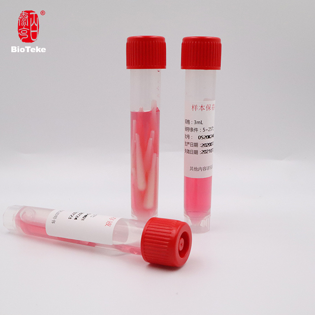 FDA 510 (k) Сертифициран медицински биологичен транспорт на вируса за еднократна употреба с тампон с тампон с тампон